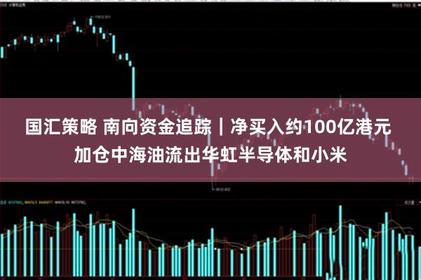 国汇策略 南向资金追踪｜净买入约100亿港元 加仓中海油流出华虹半导体和小米
